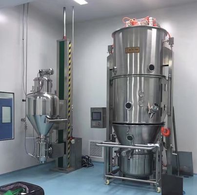Chemical Vertical 366 Kg/H Fluid Bed Dryer