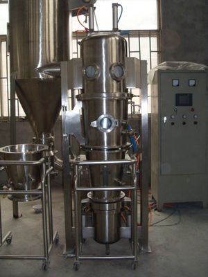 Electrical Heater 9kw Fluid Bed Granulator Machine