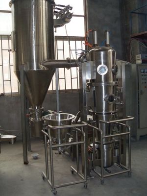 Electrical Heater 9kw Fluid Bed Granulator Machine