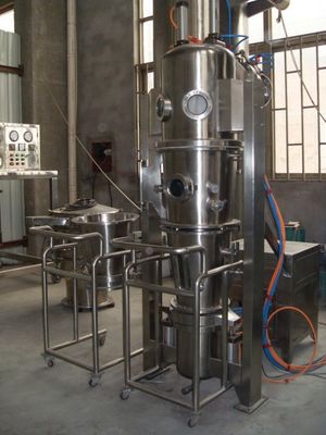 Electrical Heater 9kw Fluid Bed Granulator Machine